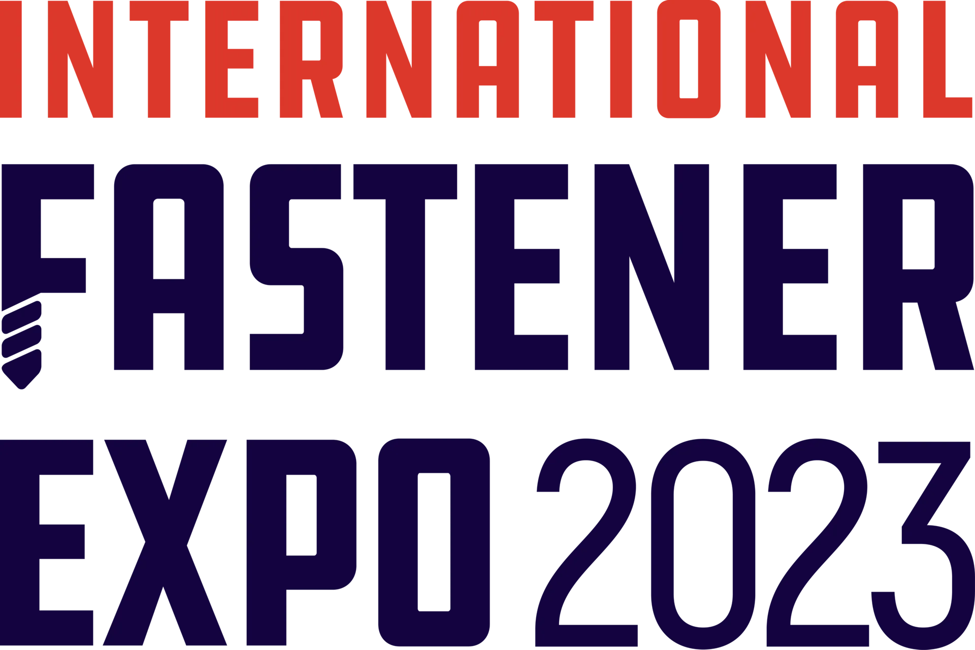 Full Color logo for the International Fastener Expo 2023