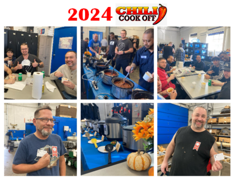 collage of 2024 chili cookoff