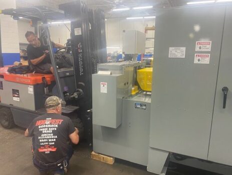 Installing a Tesker 200E machine